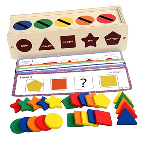 VICASKY 1 Satz Formen Sortierendes Babyspielzeug 6 Monate Alt Bildungsspielzeug Für Babys Für, Junge Für 18 Monate Kinderspielzeug Holz VICASKY 1 Satz Formen Sortierendes Babyspielzeug 6 Monate Alt Bildungsspielzeug Für Babys Für, Junge Für 18 Monate Kinderspielzeug Holz von VICASKY
