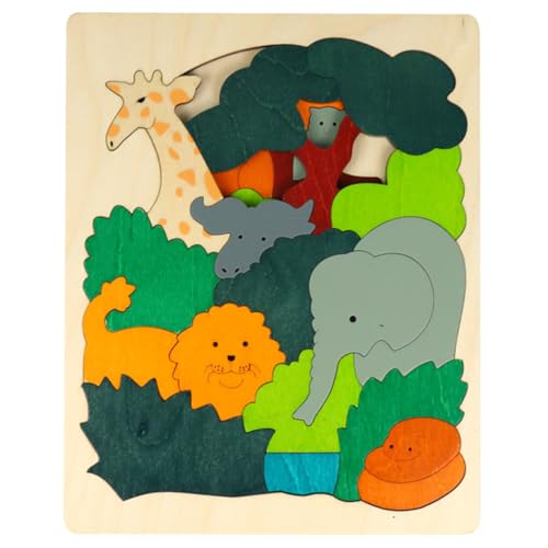 VICASKY 1 Satz Fünf-Schicht-Puzzlespielzeug Holzpuzzle für Kleinkinder Holzpuzzles für Kinderrätsel Tiere-Puzzle- Tierrätsel für Vorschule Puzzle hölzern VICASKY 1 Satz Fünf-Schicht-Puzzlespielzeug Holzpuzzle für Kleinkinder Holzpuzzles für Kinderrätsel Tiere-Puzzle- Tierrätsel für Vorschule Puzzle hölzern von VICASKY
