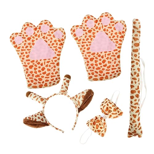 VICASKY 1 Satz Giraffen Kostümset für Erwachsene Teiliges Cosplay Zubehör mit Kopfband Handschuhen Fliege und für Karneval Halloween und Maskeraden VICASKY 1 Satz Giraffen Kostümset für Erwachsene Teiliges Cosplay Zubehör mit Kopfband Handschuhen Fliege und für Karneval Halloween und Maskeraden von VICASKY