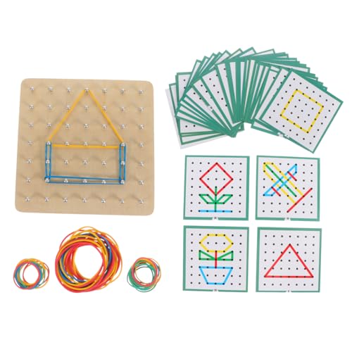 VICASKY 1 Satz Grafik-Array-Board für kinderspielzeug Educational Toy Useful Toy spielsachen Nagelplatte Geobrett aus Holz Geoboard für Eisen VICASKY 1 Satz Grafik-Array-Board für kinderspielzeug Educational Toy Useful Toy spielsachen Nagelplatte Geobrett aus Holz Geoboard für Eisen von VICASKY