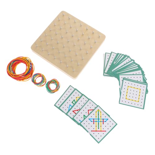 VICASKY 1 Satz Grafik-Array-Board für kinderspielzeug spielzeuge kinderknallzeug Lernwerkzeuge für geometrische Formen grafisches Lernspielzeug Eisen von VICASKY
