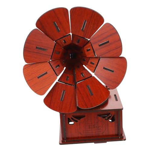 VICASKY 1 Satz Grammophon-Modell Bausätze für Ausbildung Puzzlespielzeug 3D-Holzpuzzle- Heimdekoration 3D-Grammophonmodell Grammophon-Puzzle- Bildungsspielzeug VICASKY 1 Satz Grammophon-Modell Bausätze für Ausbildung Puzzlespielzeug 3D-Holzpuzzle- Heimdekoration 3D-Grammophonmodell Grammophon-Puzzle- Bildungsspielzeug von VICASKY