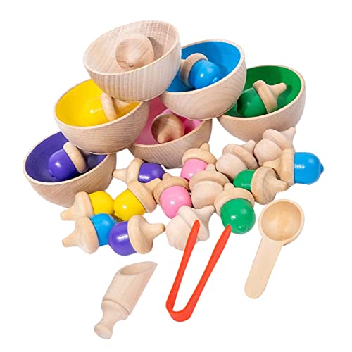 VICASKY 1 Satz Gyro-Farbklassifizierung Farbanpassungsspiel zur Farbklassifizierung Farbsortierspiel farblich passende Tasse und Gyroskop Farbzählspielzeug Kinderspielzeug Holz VICASKY 1 Satz Gyro-Farbklassifizierung Farbanpassungsspiel zur Farbklassifizierung Farbsortierspiel farblich passende Tasse und Gyroskop Farbzählspielzeug Kinderspielzeug Holz von VICASKY
