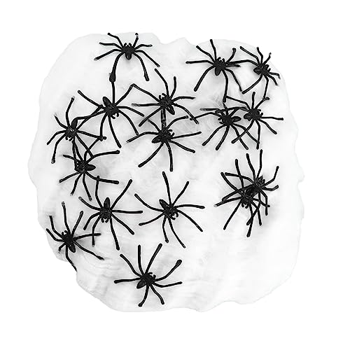 VICASKY 1 Satz Halloween-Dekoration Kostüm Halloween-Web Zubehör Aufkleber Party Halloween-spinnenspielzeug Halloween-licht Halloween-Banner Fledermaus Halloween Ornament Tür Black Plastik von VICASKY