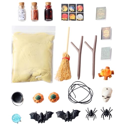 VICASKY Miniatur-Halloween-puppenhaus-zubehör-Set Schicke Zarte Mini-gartenornamente Für Halloween von VICASKY