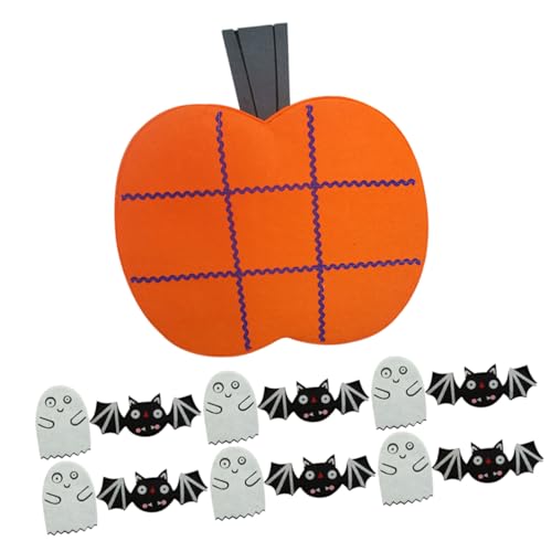 VICASKY 1 Satz Halloween Halloween Toys laubsäge Lustiges Puzzle Aufkleber Spiele spielmatte Filz interaktives Spiel Party -Requisiten gefühlt von VICASKY