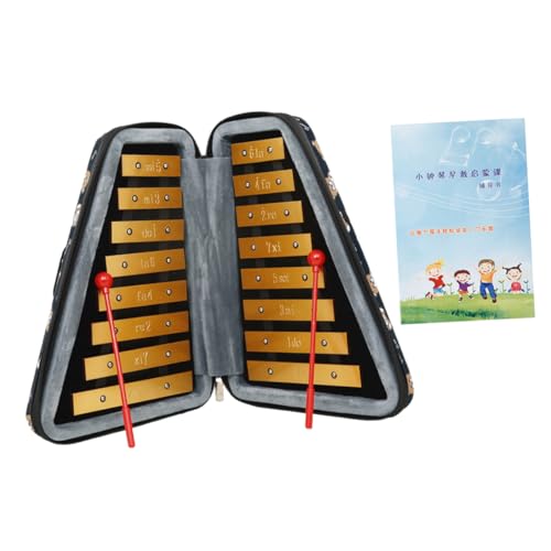 VICASKY 1 Satz Handgefertigtes Xylophon für Töne Tragbares Musikinstrument für Musikalische Frühentwicklung von Kleinkindern und Anfängern von VICASKY