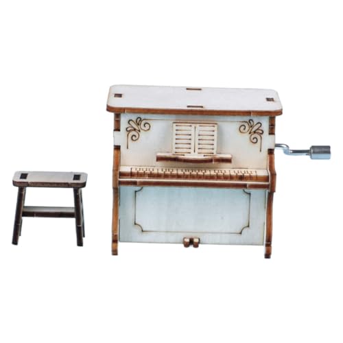 VICASKY 1 Satz Handgesiedelte Klaviermusikbox Bausatz Klavier -Klavier Musikalisches Kleines Klavier Musikspielzeug Für Babys Kleinkind Klavier Hölzern VICASKY 1 Satz Handgesiedelte Klaviermusikbox Bausatz Klavier -Klavier Musikalisches Kleines Klavier Musikspielzeug Für Babys Kleinkind Klavier Hölzern von VICASKY