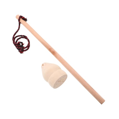 VICASKY 1 Satz Holz Gyroskop Traditionelles Chinesisches Kreiselspielzeug aus Massivem Holz für Fitness und Spaß für Erwachsene und Outdoor Aktivitäten mit Schnur zur Intensivierung des VICASKY 1 Satz Holz Gyroskop Traditionelles Chinesisches Kreiselspielzeug aus Massivem Holz für Fitness und Spaß für Erwachsene und Outdoor Aktivitäten mit Schnur zur Intensivierung des von VICASKY