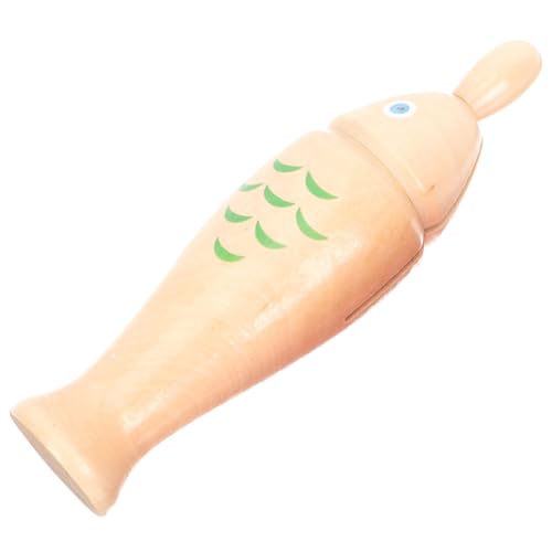 VICASKY 1 Satz Holz Percussion für Musikinstrument Fischform Fördert Musikalische Fähigkeiten und Kreativität Einfach zu Bedienen für Kleinkinder aus Natürlichem Holz Gefertigt für Eltern VICASKY 1 Satz Holz Percussion für Musikinstrument Fischform Fördert Musikalische Fähigkeiten und Kreativität Einfach zu Bedienen für Kleinkinder aus Natürlichem Holz Gefertigt für Eltern von VICASKY