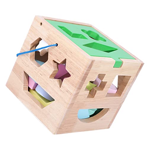 VICASKY 1 Satz Holzblock kognitive Spielsachen geometrische Holzblöcke frühpädagogisches Angebot geometrische Bausteine hölzern VICASKY 1 Satz Holzblock kognitive Spielsachen geometrische Holzblöcke frühpädagogisches Angebot geometrische Bausteine hölzern von VICASKY