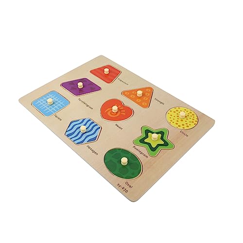 VICASKY 1 Satz Holzpuzzle für Pädagogisches Hand Auge Koordination mit Bunten Motiven für Jungen und Geburtstage und Partys VICASKY 1 Satz Holzpuzzle für Pädagogisches Hand Auge Koordination mit Bunten Motiven für Jungen und Geburtstage und Partys von VICASKY