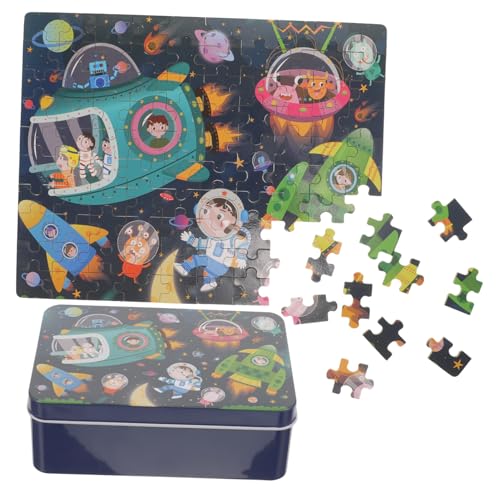 VICASKY 1 Satz Holzpuzzle für Teile Cartoon Puzzle mit Weltraumthema Frühkindliches Lernspielzeug Fördert Hand Auge Koordination und Feinmotorik Sicher und Langlebig VICASKY 1 Satz Holzpuzzle für Teile Cartoon Puzzle mit Weltraumthema Frühkindliches Lernspielzeug Fördert Hand Auge Koordination und Feinmotorik Sicher und Langlebig von VICASKY