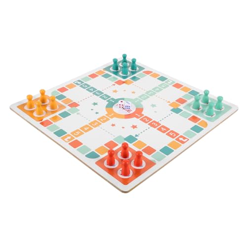 VICASKY 1 Satz Holzschachspiel für Tragbares Spielset mit Fliegendem Schach und Schlangenbrettspiel für Kindergarten und Reisen Fördert Lernen und Interaktion VICASKY 1 Satz Holzschachspiel für Tragbares Spielset mit Fliegendem Schach und Schlangenbrettspiel für Kindergarten und Reisen Fördert Lernen und Interaktion von VICASKY