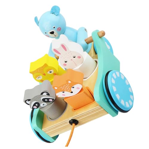 VICASKY 1 Satz Holzschleppwagen Ziehen Tier-Walker- Kind Zieht Laufspielzeug Ziehen Kleinkindspielzeug Lauflernspielzeug Hölzern VICASKY 1 Satz Holzschleppwagen Ziehen Tier-Walker- Kind Zieht Laufspielzeug Ziehen Kleinkindspielzeug Lauflernspielzeug Hölzern von VICASKY