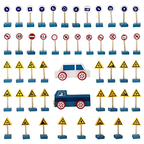 VICASKY 1 Satz Holzspielzeug Verkehrsschildern Pädagogisches Verkehrssignalspielzeug für Lernspielzeug für Verkehrserziehung Teiliges mit Realistischen Designs für Sicheres VICASKY 1 Satz Holzspielzeug Verkehrsschildern Pädagogisches Verkehrssignalspielzeug für Lernspielzeug für Verkehrserziehung Teiliges mit Realistischen Designs für Sicheres von VICASKY