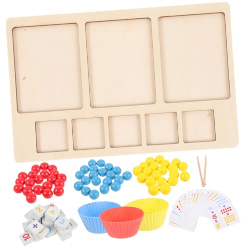 VICASKY 1 Satz Holzspielzeug für kinderspielzeug Toys for Geschicklichkeitsspielzeug Toys Perlenspielzeug Kreatives Bildungsspielzeug hölzern Colorful von VICASKY