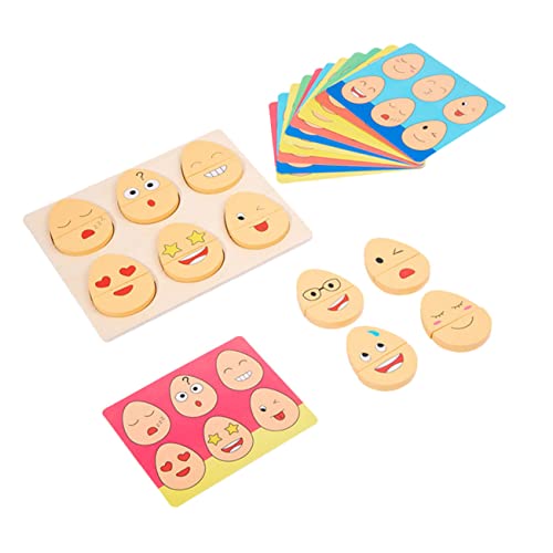 VICASKY 1 Satz Holzspielzeug kindliche entwicklung spielzeughandys für Babys holzspielsachen Kleinkinder Puzzle- aus Holz Puzzlespielzeug für von VICASKY