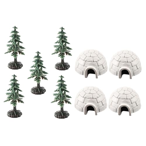 VICASKY 1 Satz Iglu-modellspielzeug Eishaus-kuchenaufsatz Weihnachtsbaum Arktisches Miniatur-landschaftsspielzeug Iglu-Figuren Puppenhaus-winterdekoration Mini-iglu-Figur Plastik VICASKY 1 Satz Iglu-modellspielzeug Eishaus-kuchenaufsatz Weihnachtsbaum Arktisches Miniatur-landschaftsspielzeug Iglu-Figuren Puppenhaus-winterdekoration Mini-iglu-Figur Plastik von VICASKY