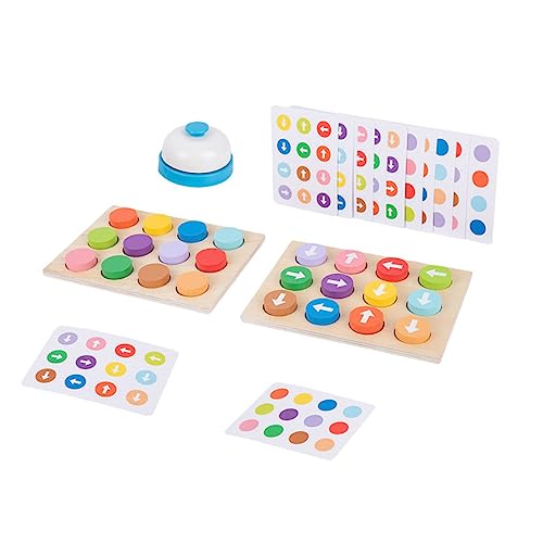 VICASKY 1 Set Holzpfeil-richtungsspielzeug Lernspielzeug Für Jungen Und Mädchen Buntes Lustiges Lernspielzeug von VICASKY