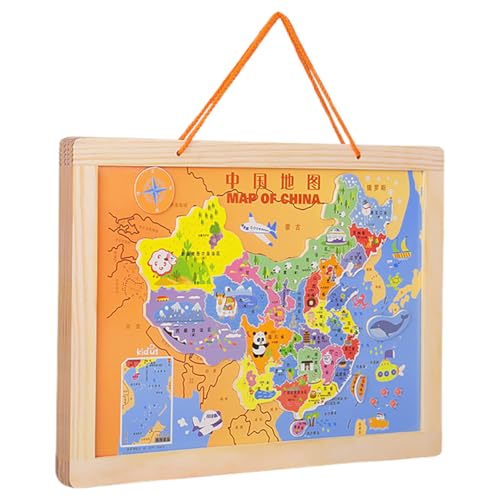 VICASKY 1 Satz Kartenrätsel kinderpuzzle holzspielzeug China-Karte Puzzlespielzeug Lernspielzeug Puzzlematte Rätsel für Weltkarte für Holzpuzzle für Holzrätsel hölzern VICASKY 1 Satz Kartenrätsel kinderpuzzle holzspielzeug China-Karte Puzzlespielzeug Lernspielzeug Puzzlematte Rätsel für Weltkarte für Holzpuzzle für Holzrätsel hölzern von VICASKY
