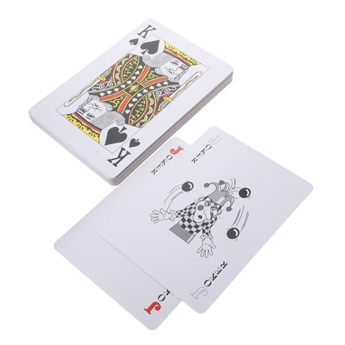 VICASKY 1 Satz Kartenspielen Kartenspeicher Pokerkarte Jetons Leere Spielkarten Karteninhaber Tarotkartenhalter Automatisch Zusammenhangloses Kartenspiel Pokertisch Beschichtetes Papier VICASKY 1 Satz Kartenspielen Kartenspeicher Pokerkarte Jetons Leere Spielkarten Karteninhaber Tarotkartenhalter Automatisch Zusammenhangloses Kartenspiel Pokertisch Beschichtetes Papier von VICASKY