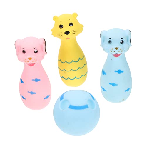 VICASKY 1 Satz Kegeln Duschspielzeug Nehmen Für Kinderduschen Wasserspielspielzeug Badespielzeug Schwimmendes Duschspielzeug Bowling-Tiere Formen Kinderspielzeug Vinyl VICASKY 1 Satz Kegeln Duschspielzeug Nehmen Für Kinderduschen Wasserspielspielzeug Badespielzeug Schwimmendes Duschspielzeug Bowling-Tiere Formen Kinderspielzeug Vinyl von VICASKY