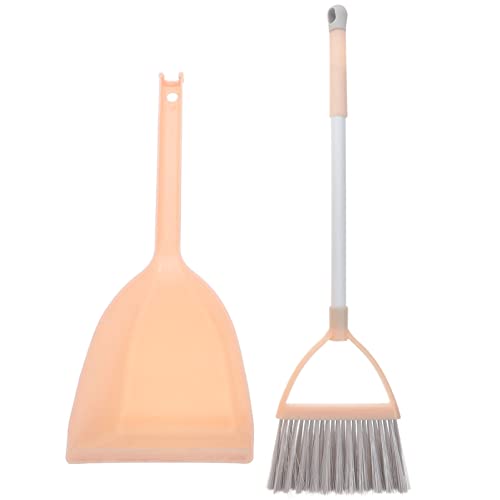 VICASKY 1 Satz Kinderbesen Und Kehrschaufel Heim Kinderbesen Mini-Besen-stütze Mini Kehrschaufel Mini-Besen Für Haushaltswerkzeug Für Plastik Orange VICASKY 1 Satz Kinderbesen Und Kehrschaufel Heim Kinderbesen Mini-Besen-stütze Mini Kehrschaufel Mini-Besen Für Haushaltswerkzeug Für Plastik Orange von VICASKY