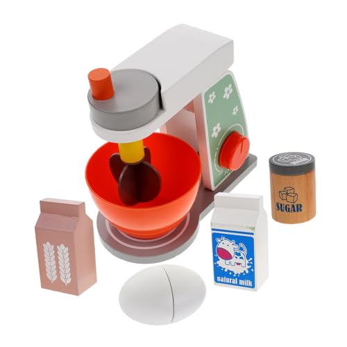 VICASKY Mini-Mixer-Spielzeug für Jungen und Mädchen Spielset Küchenspielzeug Eierschläger Aus Holz für Kleinkinder Rollenspiele VICASKY Mini-Mixer-Spielzeug für Jungen und Mädchen Spielset Küchenspielzeug Eierschläger Aus Holz für Kleinkinder Rollenspiele von VICASKY