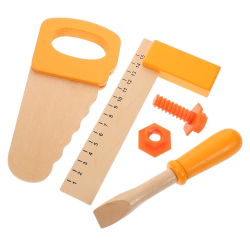 VICASKY 1 Satz Kinderspielzeug Prop Kettensäge Kinderwerkzeugspielzeug Werkzeuge Für Kleinkinder Kinderkettensäge Konstruktionsspielzeug Kleines Schraubendreher-Set Kindergeschenk Plastik von VICASKY