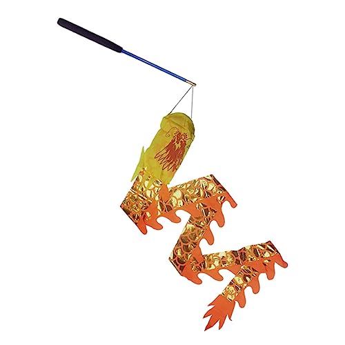 VICASKY 1 Satz Kindertanzband gymnastikband tanzband Tanzband für Tanzbänder Luftschlangen Regenbogen-Luftschlangen Tanzender Bandstreamer Tanzbänder für Polyester von VICASKY