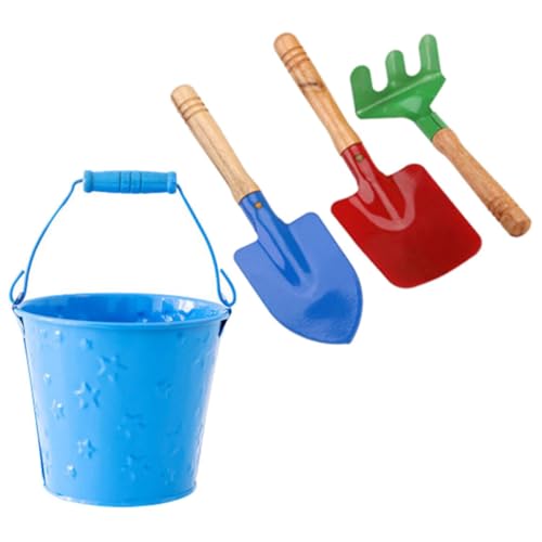 VICASKY 1 Satz Kleines Eiseneimer-Multitool Kinderspielzeug Schaufeln Sommerspielzeugschaufel Sandeimer- Sommerspielzeug Für Kleine Gartenschaufel Mini-gartenrechen Hölzern VICASKY 1 Satz Kleines Eiseneimer-Multitool Kinderspielzeug Schaufeln Sommerspielzeugschaufel Sandeimer- Sommerspielzeug Für Kleine Gartenschaufel Mini-gartenrechen Hölzern von VICASKY