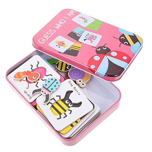 VICASKY 1 Satz Kognitionskarten- Kinderspielzeug Intellektuelles Spiel Eltern-Kind-Spiel Brettspiel Für Trainingskarten Interaktives Spielbrett Puzzlespielzeug Holz VICASKY 1 Satz Kognitionskarten- Kinderspielzeug Intellektuelles Spiel Eltern-Kind-Spiel Brettspiel Für Trainingskarten Interaktives Spielbrett Puzzlespielzeug Holz von VICASKY
