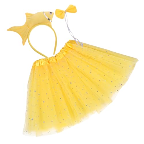 VICASKY 1 Satz Kostümset für Fisch Haarband und Tüllrock im Meerestier Thema für Halloween Partys und Verkleidung Vielseitig Einsetzbar für Verschiedene Anlässe VICASKY 1 Satz Kostümset für Fisch Haarband und Tüllrock im Meerestier Thema für Halloween Partys und Verkleidung Vielseitig Einsetzbar für Verschiedene Anlässe von VICASKY