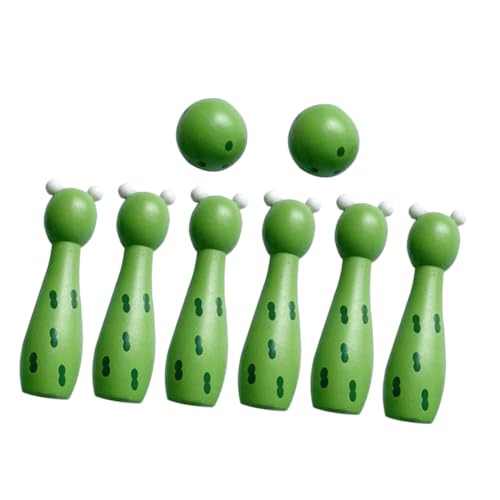 VICASKY 1 Satz Kreatives Bowling aus Teiliges mit Pins und Kugeln Interaktive Indoor Spiele für Fördert Motorische Fähigkeiten und Konzentration Sicheres VICASKY 1 Satz Kreatives Bowling aus Teiliges mit Pins und Kugeln Interaktive Indoor Spiele für Fördert Motorische Fähigkeiten und Konzentration Sicheres von VICASKY