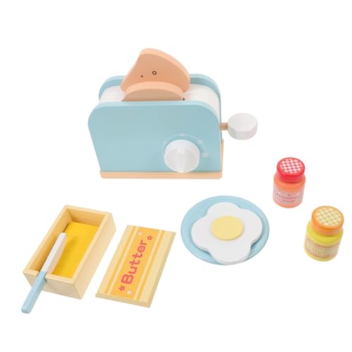 VICASKY 1 Satz Küchen Set Simulation Toaster mit Zubehör für Kreative Rollenspiele Küchenspielzeug für Kreativität und Fantasie und Jungen von VICASKY