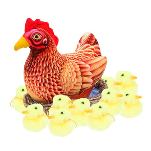 VICASKY 1 Satz Küken Plüschtier Henne-Küken-Dekoration Kuscheltiere Kuscheltier osterplüschtiere Küken-Henne-Puppenverzierungen Küken Henne Puppendekor PP Baumwolle Colorful VICASKY 1 Satz Küken Plüschtier Henne-Küken-Dekoration Kuscheltiere Kuscheltier osterplüschtiere Küken-Henne-Puppenverzierungen Küken Henne Puppendekor PP Baumwolle Colorful von VICASKY