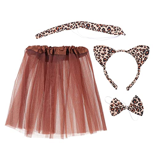 VICASKY 1 Satz Leoparden Kostüm für Cosplay Outfit mit Haarband Fliege für Karneval Kostümpartys und Bühnenaufführungen Robuste Materialien für Langlebigen Spaß VICASKY 1 Satz Leoparden Kostüm für Cosplay Outfit mit Haarband Fliege für Karneval Kostümpartys und Bühnenaufführungen Robuste Materialien für Langlebigen Spaß von VICASKY