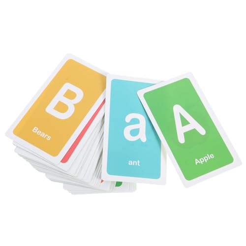 VICASKY 1 Satz Lernkarten für Farbige Buchstabenkarten für Englisch Wiederverwendbare Flashkarten mit Klaren Buchstabenmustern Spielerisches Lernen für Vorschulkinder für Einschulung VICASKY 1 Satz Lernkarten für Farbige Buchstabenkarten für Englisch Wiederverwendbare Flashkarten mit Klaren Buchstabenmustern Spielerisches Lernen für Vorschulkinder für Einschulung von VICASKY
