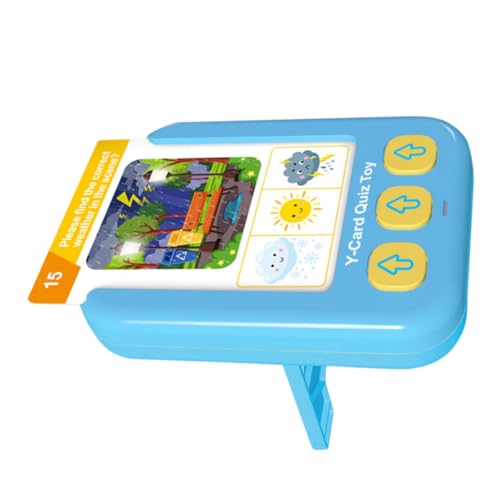 VICASKY 1 Satz Lernspielzeug für Kleinkinder Interaktive Flashkartenmaschine mit Lautsprecher Pädagogisches für Sprachentwicklung Einfach zu Bedienen und Langlebig für Geburtstagsgeschenke VICASKY 1 Satz Lernspielzeug für Kleinkinder Interaktive Flashkartenmaschine mit Lautsprecher Pädagogisches für Sprachentwicklung Einfach zu Bedienen und Langlebig für Geburtstagsgeschenke von VICASKY