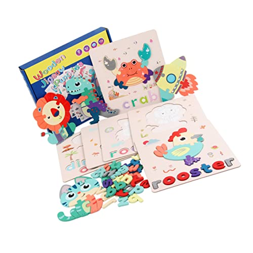 VICASKY 1 Satz Lernspielzeug für Kleinkinder Paarspielzeug Pädagogisches Puzzle zur Wortzuordnung Montessori Kognitiven Fähigkeiten und Farberkennung VICASKY 1 Satz Lernspielzeug für Kleinkinder Paarspielzeug Pädagogisches Puzzle zur Wortzuordnung Montessori Kognitiven Fähigkeiten und Farberkennung von VICASKY