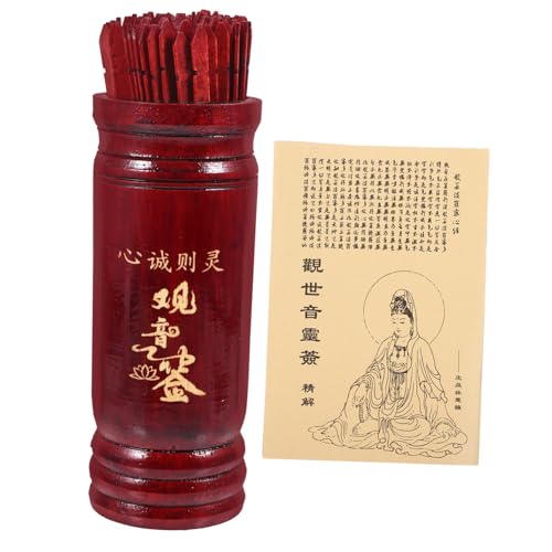 VICASKY Chinesisches Wahrsagestab-Set Requisiten Für Das Erzählspiel Einzigartiger Eimer Für Das Erzählspiel Requisiten Für Das Zuhause von VICASKY