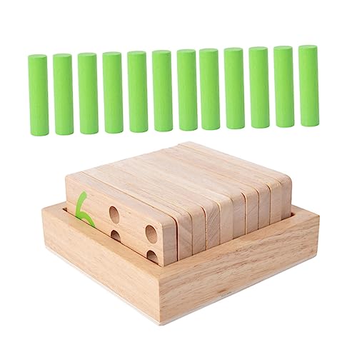 VICASKY 1 Satz Mathematische Aufklärung Kinderspielzeug Mathe-lehrmittel Kognitives Für Mathematik- Aus Holz Mathe-kognitives Hölzern von VICASKY