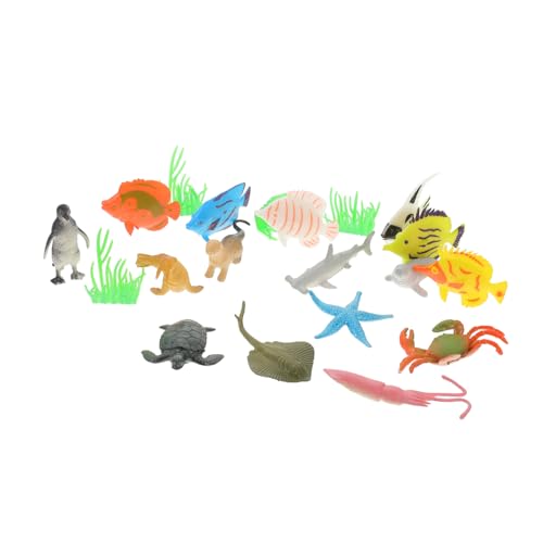 VICASKY 1 Satz Meerestiere Meereslebewesen-Ornamente Aquariumschmuck für Meerestiere simulierte Meereslebensmodelle Meereslebewesen-Modell Verzierungen für Aquarien PVC VICASKY 1 Satz Meerestiere Meereslebewesen-Ornamente Aquariumschmuck für Meerestiere simulierte Meereslebensmodelle Meereslebewesen-Modell Verzierungen für Aquarien PVC von VICASKY