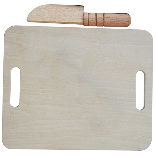 VICASKY 1 Satz Messer Schneidebrett Kinderküchenspielzeugschneider Kinderspielzeug Kindersicheres Schneidespielzeug Kinderkochspielzeug Gemüse Sicherer Holz VICASKY 1 Satz Messer Schneidebrett Kinderküchenspielzeugschneider Kinderspielzeug Kindersicheres Schneidespielzeug Kinderkochspielzeug Gemüse Sicherer Holz von VICASKY