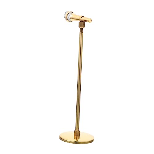 VICASKY 1 Satz Mikrofon-Modell Miniatur-mikrofon Für Zu Hause Mini-mikrofon-schmuck Filigranes Mikrofonmodell Heimmikrofon-schmuck Haushaltsdekoration Heimmikrofon- Golden Messing von VICASKY