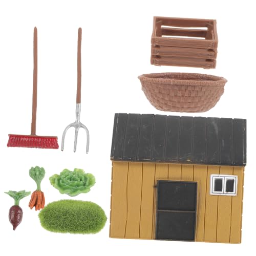 VICASKY Realistisches Miniatur-bauernhaus Mini- Gartendekoration Bäume Werkzeuge Für Miniatur-landschaftsgestaltung VICASKY Realistisches Miniatur-bauernhaus Mini- Gartendekoration Bäume Werkzeuge Für Miniatur-landschaftsgestaltung von VICASKY