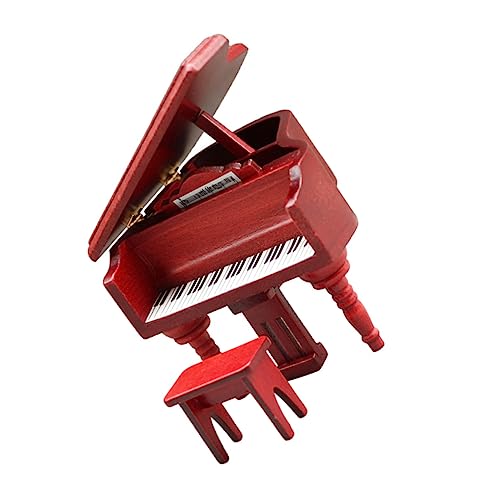 VICASKY Modell-Set 2-teilig Miniatur-Klavier Für Puppenhaus Dekorativ Und Lustig Für Jungen Und Mädchen von VICASKY