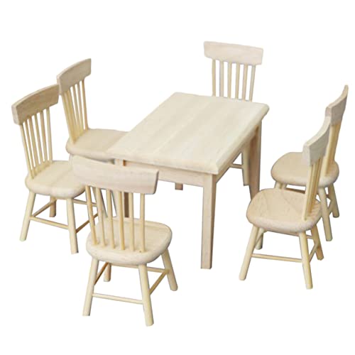 VICASKY 1 Satz Mini-Möbeldekoration für kinderspielzeug - Kid Toys puppenhauszubehör Puppenmöbel Mini-Tischstühle Miniatur-Tischstühle Miniaturmöbel Holz VICASKY 1 Satz Mini-Möbeldekoration für kinderspielzeug - Kid Toys puppenhauszubehör Puppenmöbel Mini-Tischstühle Miniatur-Tischstühle Miniaturmöbel Holz von VICASKY