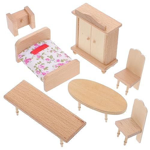 VICASKY 1 Satz Mini-Tisch Und Stühle Zubehör Für Puppenhäuser Puppenstuhl Aufbewahrung Von Puppenkleidung Plan Puppenhaus Puppenmöbel Puppenhausmöbel Puppenstubenmöbel Holz VICASKY 1 Satz Mini-Tisch Und Stühle Zubehör Für Puppenhäuser Puppenstuhl Aufbewahrung Von Puppenkleidung Plan Puppenhaus Puppenmöbel Puppenhausmöbel Puppenstubenmöbel Holz von VICASKY